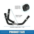 thumbnail image 4 of Conjunto de Manguera de Calefacción del Motor Unique Bargains No.7L1Z18472AA Tubería de Calefacción HVAC para Ford Expedition de Caucho Negro, 4 of 7
