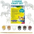 thumbnail image 1 of Breyer Horses Stablemates Horse Crazy colorido de pintura de raza colorida | Conjunto de 5 piezas | 1:32 escal Breyer Breyer, 1 of 2
