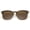 Tortoise-Gold / Brown, variant on sunglassLA Unisex Semi Rimless Wire Hook Temples Square Lens Horn Rimmed Sunglasses 56mm (Black-Gold / Green) - 56mm