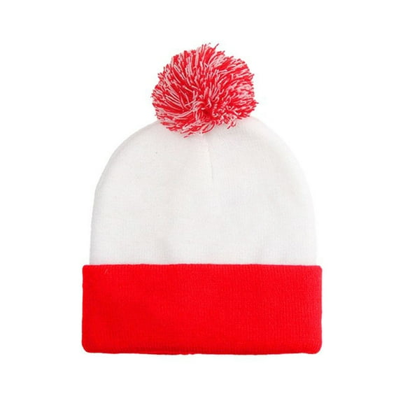 Qepwscx Adults Unisex Knit Christmas Hat, Festive Party Christmas Supplies