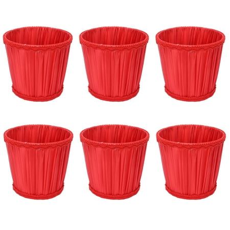 

FAGINEY Chandelier Lamp Shade 6Pcs Modern Lampshade European Style Fabric Lamp Cover For E14 Chandelier Ceiling Lamp Lampshade