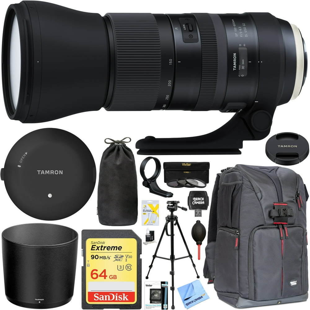 Tamron A022, 150 mm to 600 mm, f/6.3, Ultra Telephoto Zoom Lens for