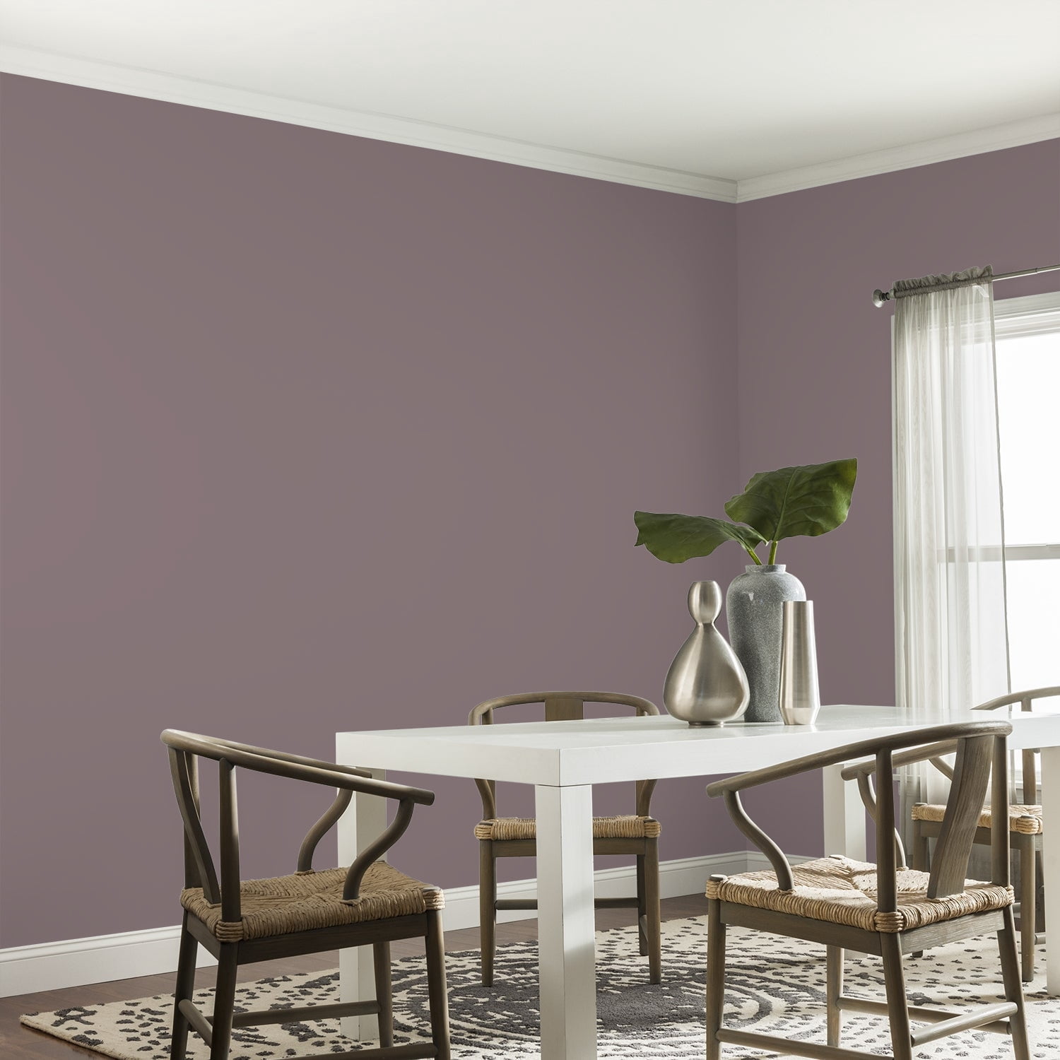 Glidden One Coat Interior Paint and Primer, Choo Choo / Purple, 1-Quart, Eggshell