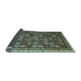 thumbnail image 2 of Ahgly Company Indoor Square Oriental Light Blue Modern Area Rugs, 4' Square, 2 of 4