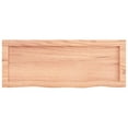 thumbnail image 2 of vidaXL Bathroom Countertop Light Brown 80x30x(2-4) cm Treated Solid Wood, 2 of 5