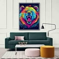 thumbnail image 2 of 5D Diamond Art Painting Kits Bear, DIY Paint with Diamond Art Animals Round Full Drill Crystal Diamond Embroidery Paintings Arts Craft for Home Office Wall Decor, 2 of 7