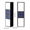 thumbnail image 5 of Arestory 2 Pack Solar Lights Outdoor Waterproof for Stairs Decor, Solar Deck Lights Stainless Steel Step Fence Patio Post Wall Lamp for Garden Pathway Walkway LED Lamp Light [Warm Light], 5 of 7