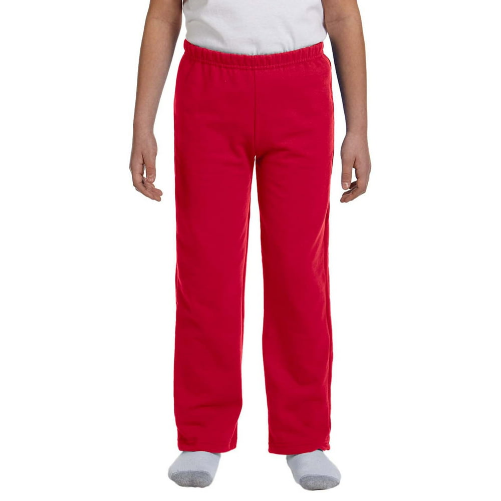 Gildan - Gildan G184B Heavy Blend Youth Sweatpants -Red-Small - Walmart ...