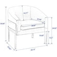 thumbnail image 2 of Andeworld Accent Chair Arm Chair Upholstered Chair Living Room Chair for Living Room, Grey, 2 of 7