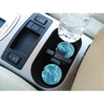 thumbnail image 2 of First Dawn Absorbent Stoneware Car Coaster, Fluidity, Set of 2, 2 of 2