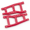 thumbnail image 4 of Kit de brazos de suspensión delanteros y traseros de aleación de aluminio rojos con buje de dirección, 4 of 7