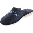 thumbnail image 3 of SC Home Collection Womens 12317 Natural Wool Embroidered Cozy House Slippers Made in Europe, 3 of 4