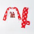 thumbnail image 2 of Odeerbi Clearance Christmas Pajamas For Family Boys Girls Parent-child Warm Set Printed Home Wear Two-piece Kid Set Red, 2 of 9