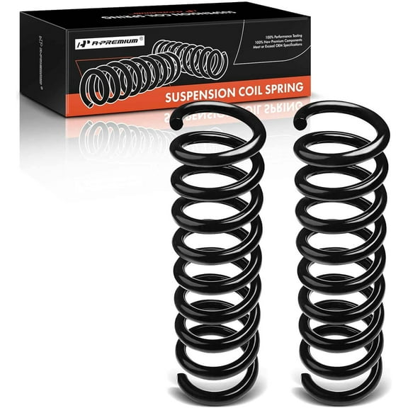 A-Premium 2Pcs Front Suspension Coil Spring Set Compatible with Chevrolet Silverado 1500, Tahoe & GMC Sierra 1500, Yukon, Driver and Passenger Side, Replace# 2704-248534