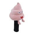 thumbnail image 3 of jinwen Poop Driver Head Cover Accessories Cute Anti Scratch Protection Sleeve Pink, 3 of 9