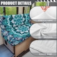 thumbnail image 6 of Uorisanigo RV Dinette Cushions Covers Stretch Camper Cushion Slipcover Replacement Blue Mandala Couch Cushion Slipcovers Washable Car Loveseat for RV Travel Trailer Couch, 6 of 7