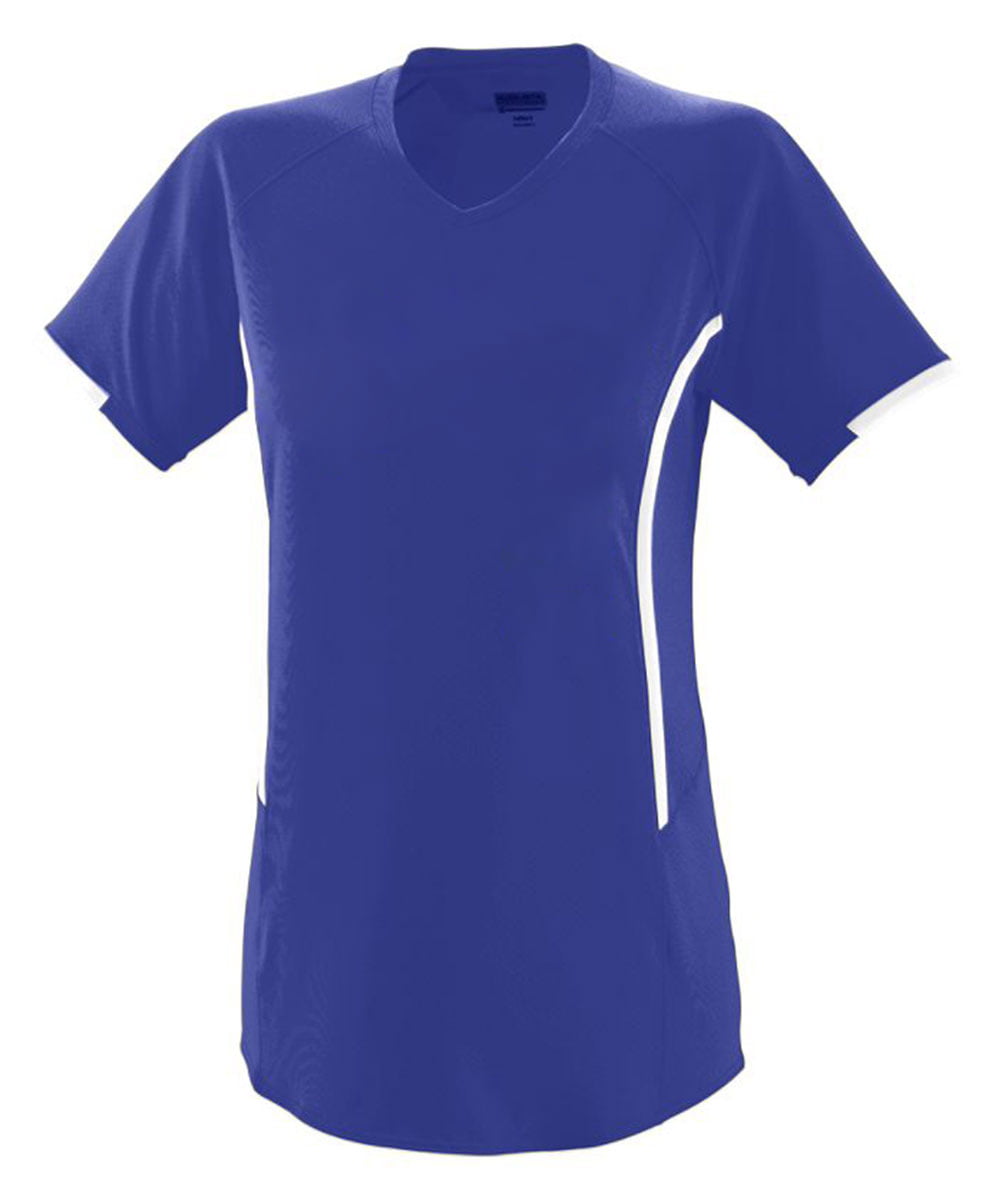 Augusta Sportswear Women's Short Sleeve V Neck Heat Jersey Sports T-Shirt 1270 