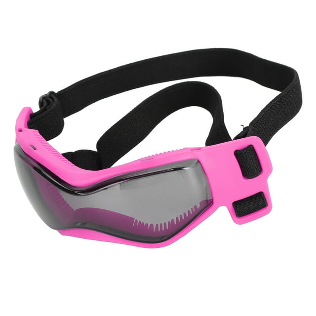 Dog Sunglasses, UV Doggy Glasses Soft Frame Windproof Dog Goggles with Adjustable Straps for Dogs Outdoor Riding Driving Cycling Motorcycle
