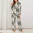 thumbnail image 2 of Sikiie Snake Women's Long-Sleeve Shirt and Full-Length Bottom Pajama Set (s-xxl)-Large, 2 of 7