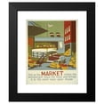thumbnail image 2 of Anonymous 15x18 Black Modern Framed Museum Art Print Titled - This is the Market Where the Storekeeper Buys the Food and Brings it to His Store Near Your House (1937), 2 of 5
