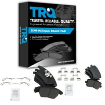 TRQ Front & Rear Posi Metallic Brake Pad Kit for Audi Volkswagen VW BFA12922 Fits select: 2009 VOLKSWAGEN JETTA, 2008 VOLKSWAGEN GLI