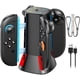 thumbnail image 1 of Base de carga para Nintendo Switch 2 Joy-Cons con indicadores LED, diseño magnético, cable de carga y correa para la muñeca, 1 of 7