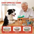 thumbnail image 4 of Green Electric Can Opener One Touch Fits All Can Sizes, Electric Can Openers for Kitchen Food Safe with Smooth Edge, Kitchen Gadgets Battery Operated Can Openers for Seniors, Arthritis and Chef, 4 of 9