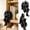 A+B, variant on Gothic Dark Fantasy Reading Figure, Hooded Reaper Skeleton Demon Resin Figurine, Sitting Book Reader Statue