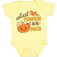 thumbnail image 3 of Inktastic Cutest Pumpkin in the Patch with Orange Heart Boys or Girls Baby Bodysuit, 3 of 5