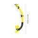 thumbnail image 5 of Tubo de snorkel seco con válvula de purga unidireccional para buceo, para hombres y mujeres (Negro y amarillo), 5 of 8