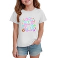 thumbnail image 5 of PEASKJP Girl T Shirt Girls T Shirt Girls Shirts Short Sleeve Tee T Shirts Summer Casual Tops Halloween Shirts (White,11-12 Years), 5 of 7