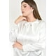 thumbnail image 4 of Blusa Satinada Roman Fashion con Lazo Talla Extra 5101 Blanco, 4 of 6