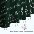 thumbnail image 6 of Math Equations Physics Icons Green Pattern Shower Curtain 36"x72" ,Bathroom Decorative Shower Curtains Set with 12 Hooks,Modern Waterproof Washable Shower Curtain, 6 of 6