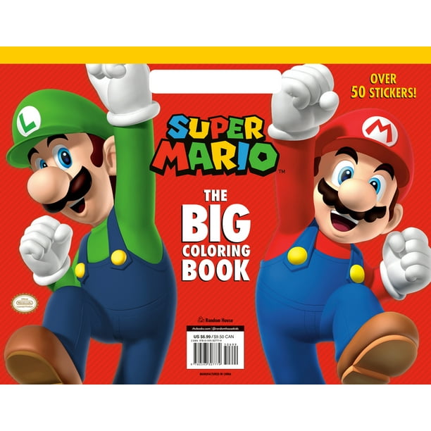 Super Mario: The Big Coloring Book (Paperback)