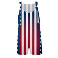 thumbnail image 4 of Girls' Casual Comfortable And Breathable Independence Day Print Jumpsuit, 4 of 5