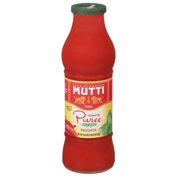 Mutti Tomato Puree with Basil - 24.5 oz