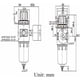 thumbnail image 2 of Separador de humedad y control de presión para aire limpio, seco y lubricado Filtro-regulador-lubricador de aire comprimido (G1/4), 2 of 5