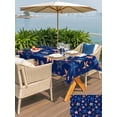 thumbnail image 5 of Outdoor Tablecloth with Umbrella Hole for Patio/Picnic/Party/Camping, Blue Independence Day Waterproof Table Cloth Rectangle Table Cover Washable, American Stars 250th Anniversary (54"x 80"), 5 of 9