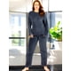 thumbnail image 4 of Pijama Afelpada Mujer Polar Pantalón Sudadera Unitalla, 4 of 5