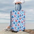 thumbnail image 7 of Fuzoiu Sailboats On A Waves Print Suitcase Cover,Washable Luggage Covers for Suitcase,Elastic Luggage Protector Cover,Scratch Resistant Travel Suitcase Covers-Small, 7 of 7