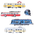thumbnail image 3 of Modelo de autobús BuyWeek ferroviario de alta velocidad vehículo de juguete con retroceso, 3 of 14