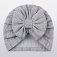 thumbnail image 4 of Baby Girls Turban Hats With Bow Caps Bonnets Headwraps For Toddlers Kids Bucket Hat UPF50+ Summer Sun Protection Beach Cap Cotton Kids Sun Hat for Boys Girls Outdoor, 4 of 4