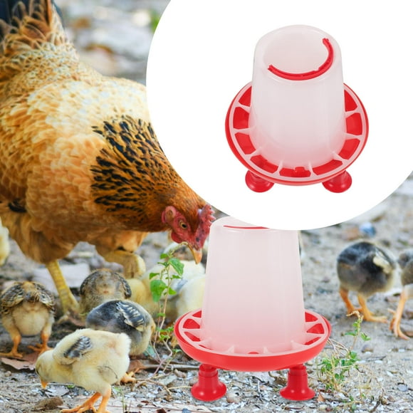 unbranded Comedero Colgante Para Pollos En Plástico Resistente Reutilizable Para Suministro De Avícola Múltiple