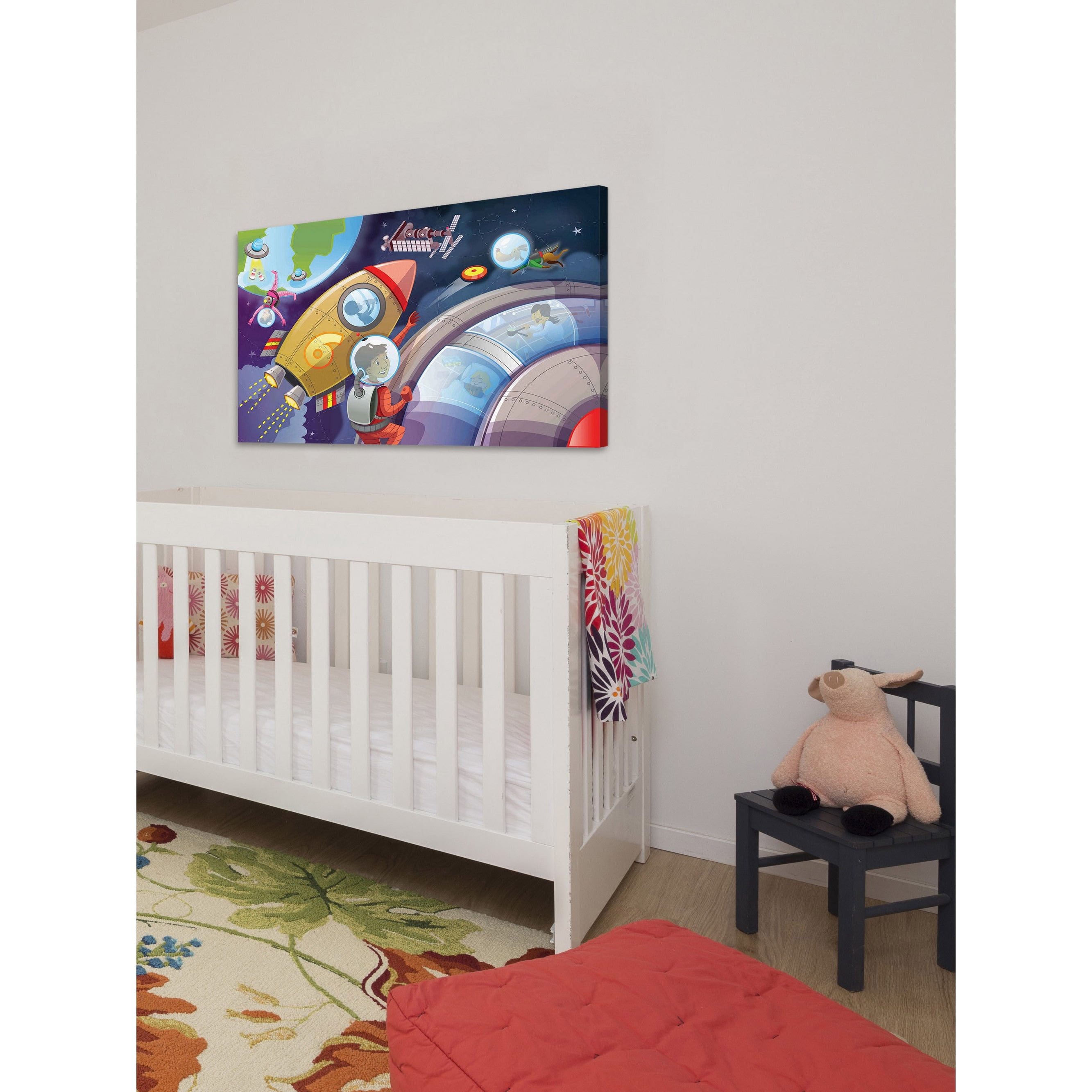 Marmont Hill "Astronauts" by Curtis Painting Print on Canvas