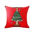 thumbnail image 2 of Fiudx Ofertas flash Artículos en oferta Funda de almohada navideña con alfabeto, funda de almohada navideña, decoración de almohada navideña, almohada para sofá, almohada para cama en casa, 2 of 6