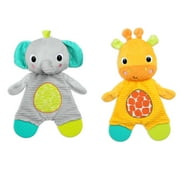 Bright Starts Snuggle & Teethe Plush Teether Toy - Assortment, Ages Newborn +