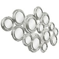 thumbnail image 2 of "Circles of Reflection"Circle Array Mirrors in Metal Foiled Frame, Set of 2, 2 of 15