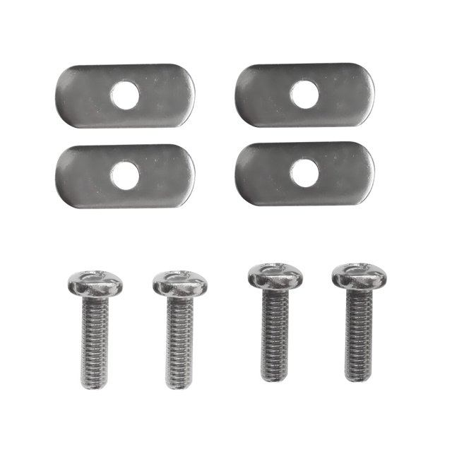 4 Juegos De Tornillos De Acero Inoxidable Y Tuercas Ovaladas Para Carril De Kayak Sunnimix Tuerca de tornillo de riel de kayak