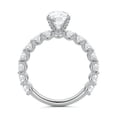 thumbnail image 2 of Earth Jewel 14K White Gold Plated Ring - 2.1 Ct VVS1/D Cushion Cut Diamond Ring - Simple Engagement Wedding Solitaire Ring for Women's - Diamond Beautiful Special Occasion Ring - Gifts for Mom, 2 of 4