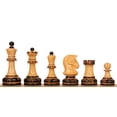 thumbnail image 4 of Dubrovnik Series Chess Set with Burnt Boxwood Pieces - 3.9" King, 4 of 4